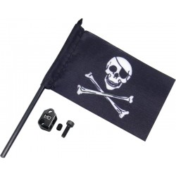 CPE-MINILMTFLAG_JR:  Mini LMT Jolly Roger Flag & Aluminum Mount