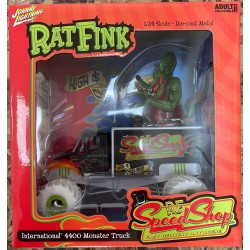 Johnny Lightning 24th Scale Rat Fink Speed Shop Monster Truck - White Lightning!