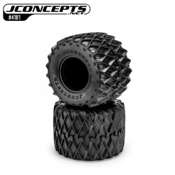 CPE-BIGCHEESE_RACER: Clodbuster Big Cheese Racer Monster Truck Tire Pair - Soft