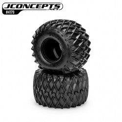 CPE-BIGCHEESE_b: Clodbuster Big Cheese Monster Truck Tire Pair - Soft