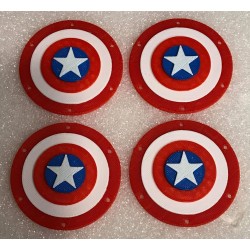CPE-DRAGRINGCAPAM: Dragon Wheel Ring Set - Captain America