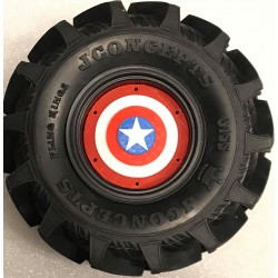CPE-DRAGRINGCAPAM: Dragon Wheel Ring Set - Captain America