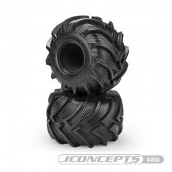CPE-FLINGKING26b: Clodbuster Fling King 2.6" Wide Monster Truck Tires - Soft