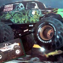 CPE-GD1WHL5: Grave Digger 1 style Clodbuster Wheel Inserts - 5 Hole