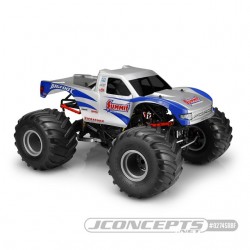 JConcepts 10th Scale 2010 Ford Raptor - Summit Racing Bigfoot "Scallop" MT Body