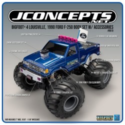 JConcepts 10th Scale 1990 Bigfoot #4 Ford F250 Body w/Accessories