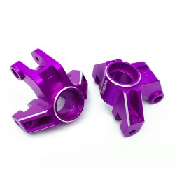 CPE-LMTPURKNUCK:  Losi LMT Front Steering Knuckle Set - Purple