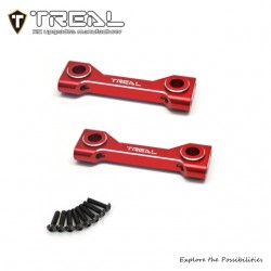 CPE-LMTREDBRACE:  Losi LMT Aluminum Front/Rear Chassis Brace Set - Red