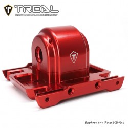 CPE-LMTREDSKID:  Treal LMT Aluminum Skid/Diff Housing Assembly - Red