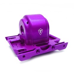 CPE-LMTPURSKID:  Treal LMT Aluminum Skid/Diff Housing Assembly - Purple