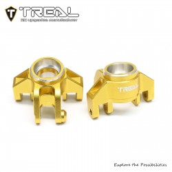 CPE-MINILMTGOLDKNUCK:  Losi Mini LMT Front Steering Knuckles - Gold