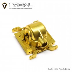 CPE-MINILMTGOLDSKID:  Treal Mini LMT Machined Aluminum Center Diff/Skid - Gold