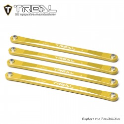 CPE-MINILMTGOLDUPRLINK:  Treal Mini LMT Machined Aluminum Upper 4-Links - Gold