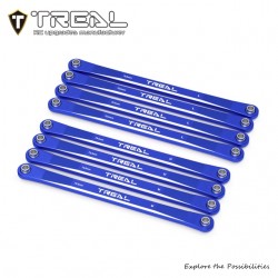 CPE-MINILMTLNK_EXT: Treal Mini LMT Machined Aluminum Extended Length 4-Link Set CPE-MINILMTLNK_EXT: Treal Mini LMT Machined Aluminum Extended Length 4-Link Set