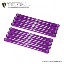 CPE-MINILMTLNK_EXT: Treal Mini LMT Machined Aluminum Extended Length 4-Link Set CPE-MINILMTLNK_EXT: Treal Mini LMT Machined Aluminum Extended Length 4-Link Set