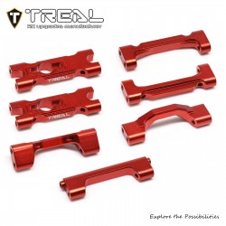 CPE-MINILMTREDBRACE:  Losi Mini LMT Aluminum Chassis Brace Set - Red