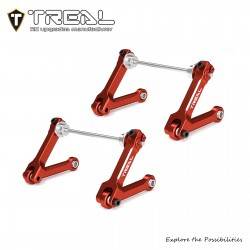 CPE-MINILMTREDSWAY:  Losi Mini LMT Aluminum Sway Bar Set - Red