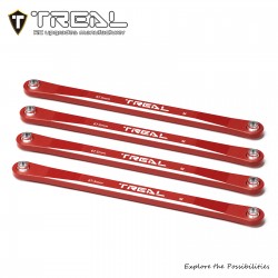 CPE-MINILMTREDUPRLINK:  Treal Mini LMT Machined Aluminum Upper 4-Links - Red