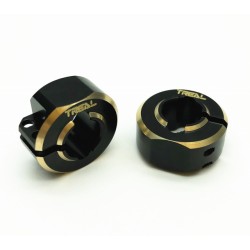 CPE-SCX24CWEIGHT:  Treal Axial SCX24 Machined Brass Rear Counterweight Set