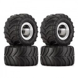 CPE-SCX24MTWHL:  Injora 24th Scale Monster Truck Wheels/Tire Set