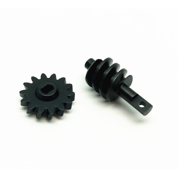 2 Set Steel Front Rear Axle Gears Overdrive Differential Gears for Axial SCX24