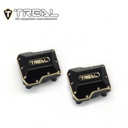 CPE-TRX4MDIFF_BR:  Treal TRX4M Compatible Brass Diff Covers