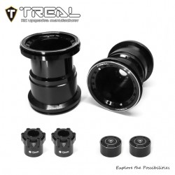 CPE-WHL5: Treal 2.6" Machined Aluminum Beadlock Wheels - Set of 4