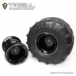 CPE-WHL5: Treal 2.6" Machined Aluminum Beadlock Wheels - Set of 4