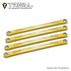 CPE-MINILMTGOLDLWRLINK:  Treal Mini LMT Machined Aluminum Lower 4-Links - Gold