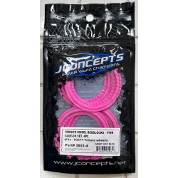 JConcepts Tribute/Aggressor Wheel Beadlock Ring Set - Pink