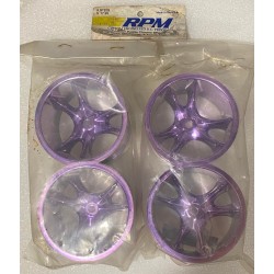 RPM Monster Clawz Wheel Set - Purple Chrome
